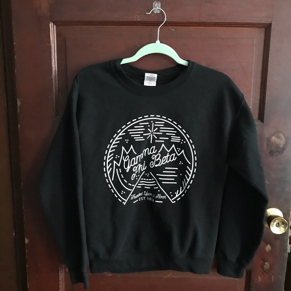 Black Gamma Phi Beta Crewneck - Picture 1 of 2